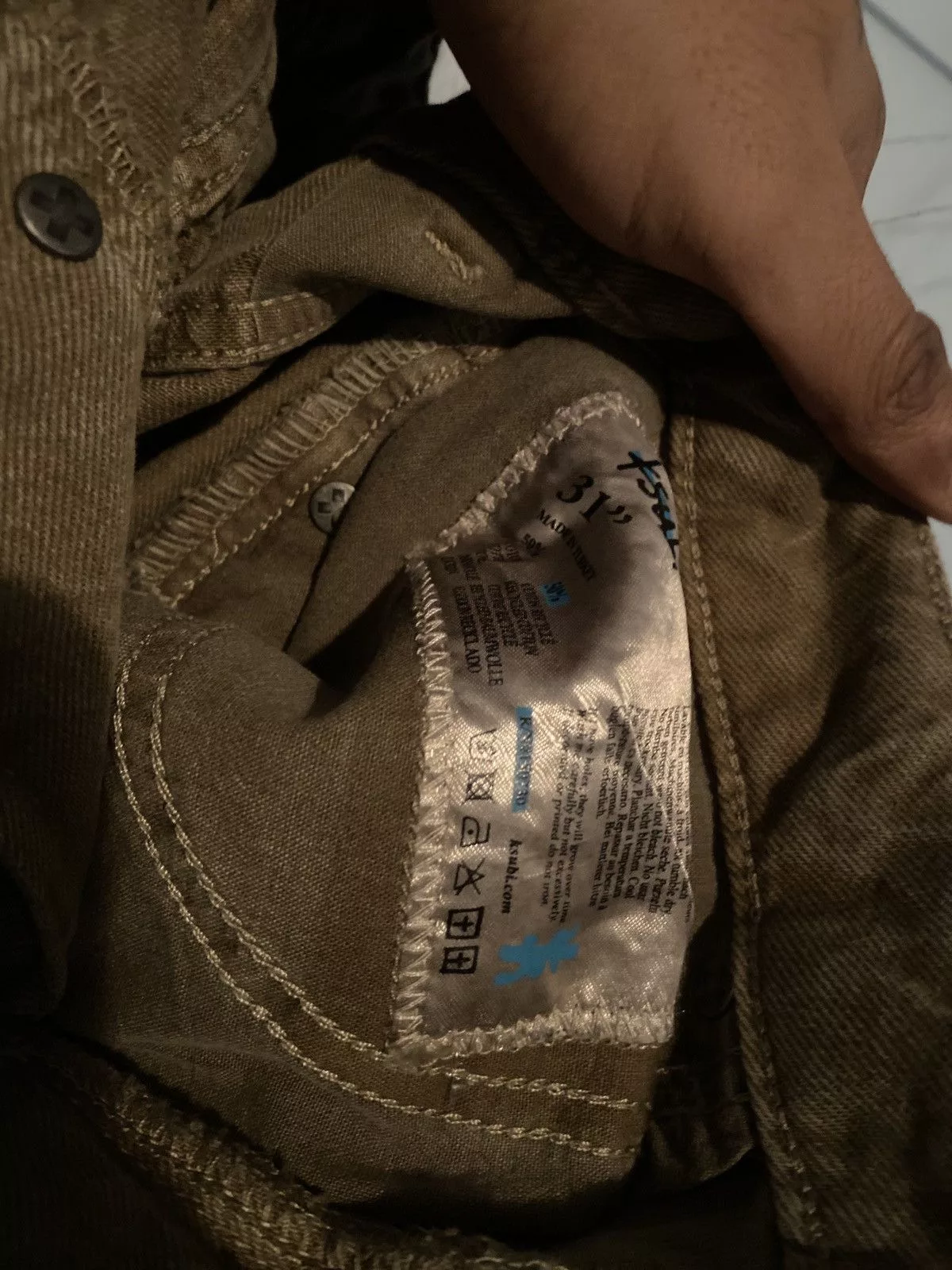 Ksubi Denim Ksubi Khaki Jeans Beige