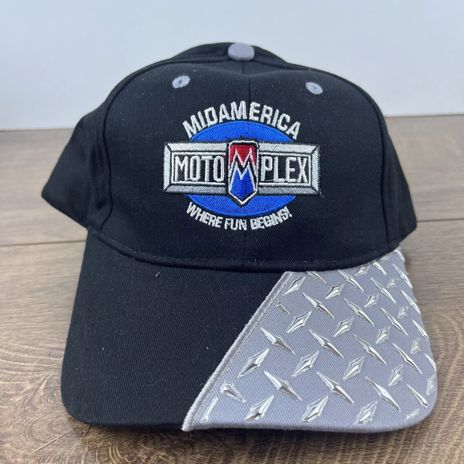 Other Hats Other Mid America Moto Plex Hat Black Cap Hat Adjustable Hat Black
