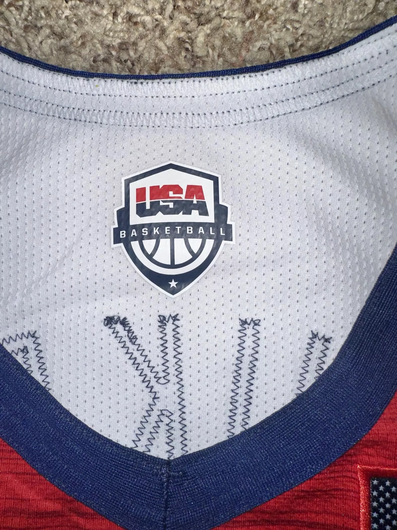 Nike Jerseys Nike 2020 Tokyo Olympic Game Issued Jersey USA White