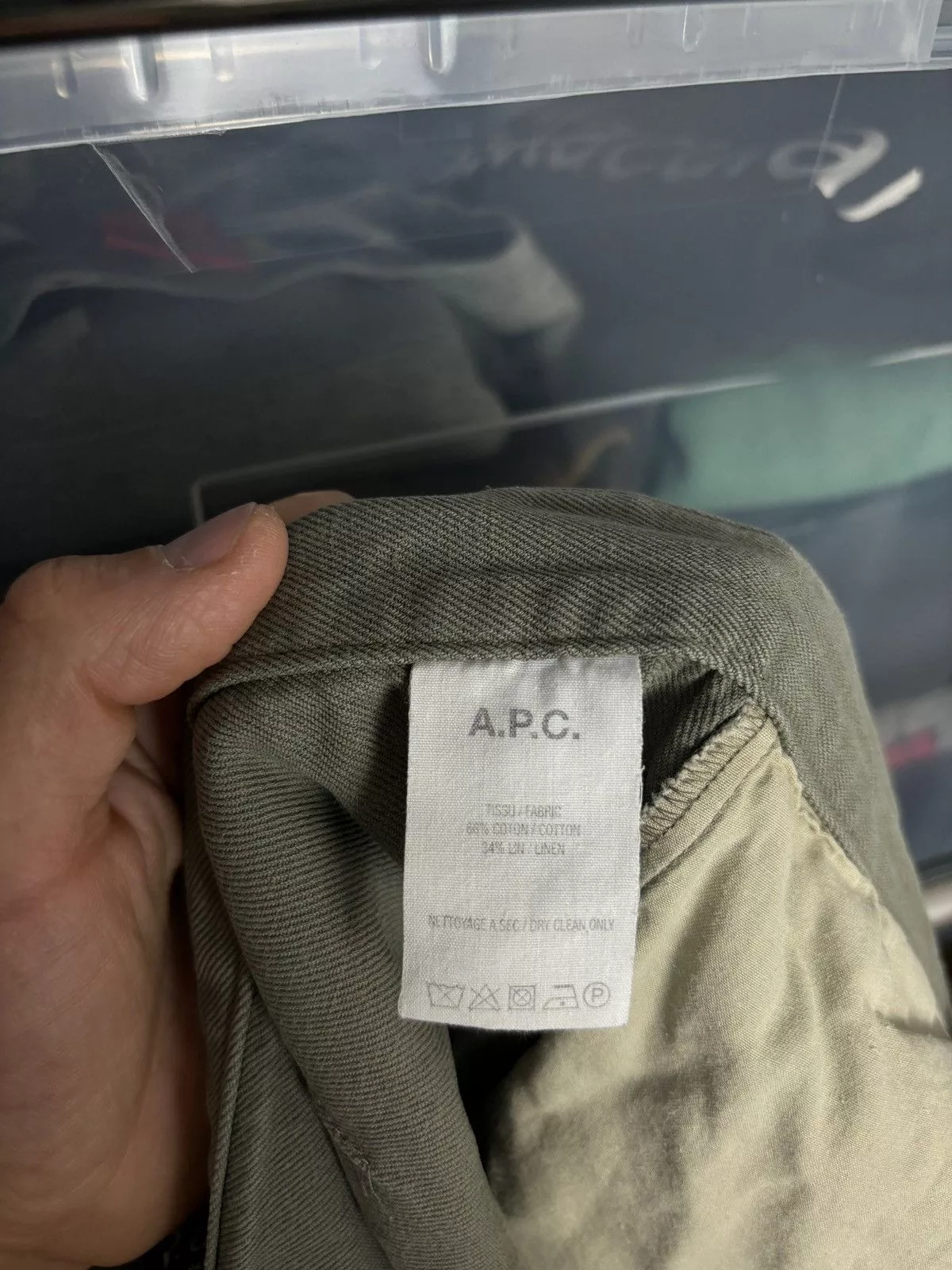 A.P.C. Shorts Green