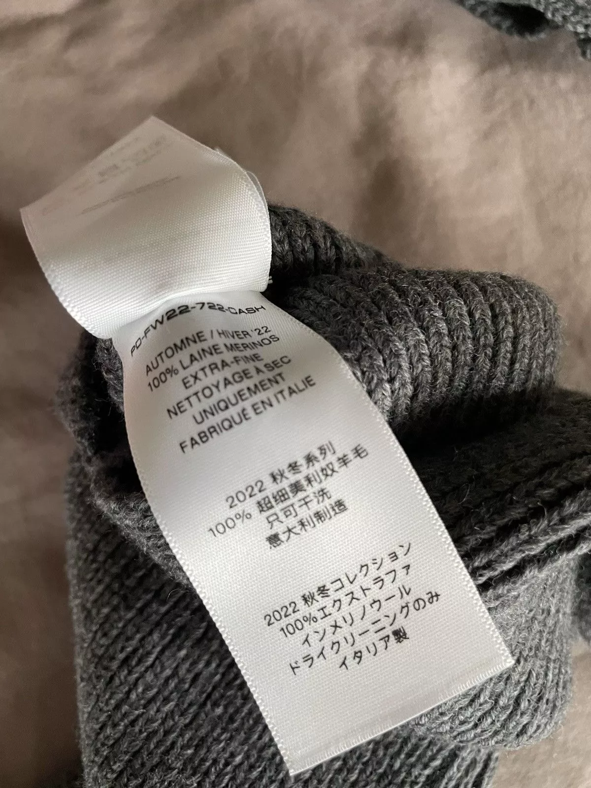 Peter Do Sweaters PETER DO SLEEVES - size M Gray