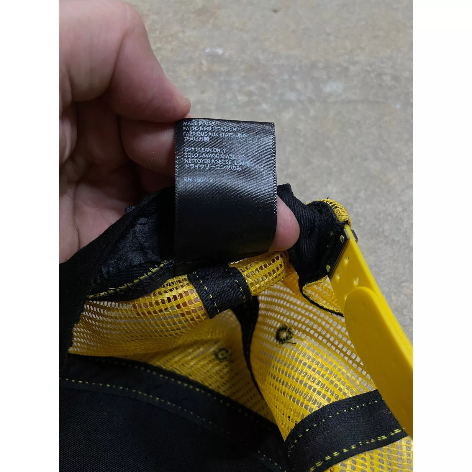 Amiri Hats Amiri Cap Yellow Black Used OS