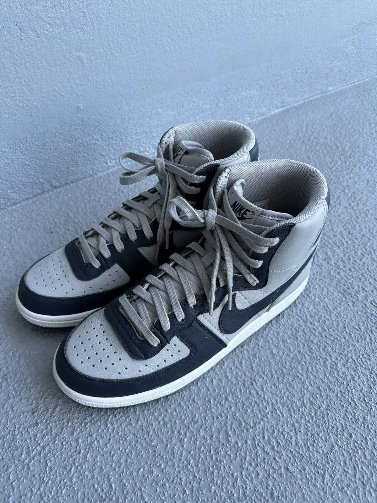 Nike Hi Top Sneakers Nike Terminator High Georgetown us 9.5 Blue