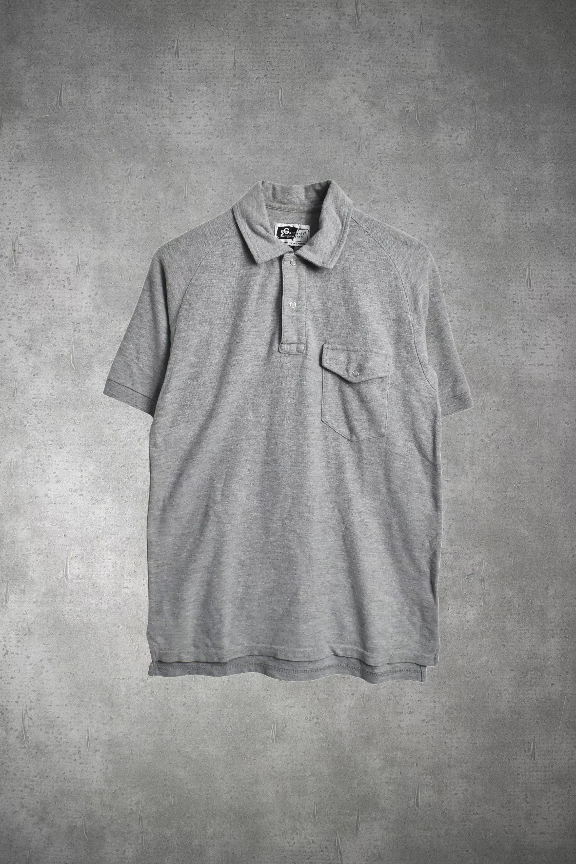 Engineered Garments Polos Engineered Garments × Nepenthes Engineered Garments/pocket polo shirt/27906 - 785 61 Gray