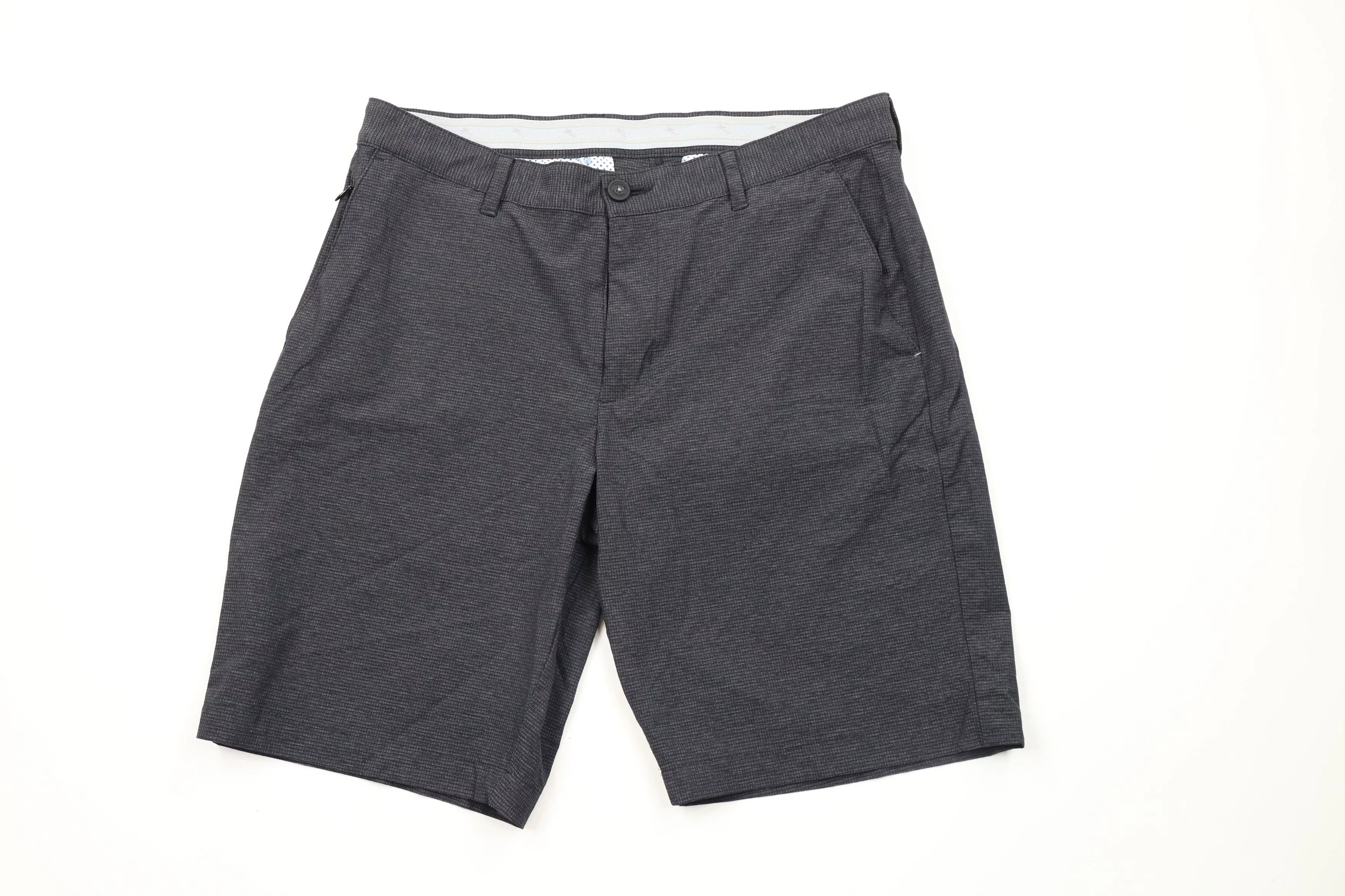 Tommy Bahama Shorts Tommy Bahama × Vintage Tommy Bahama Flat Front Golfing Golf Chino Shorts Plaid Gray