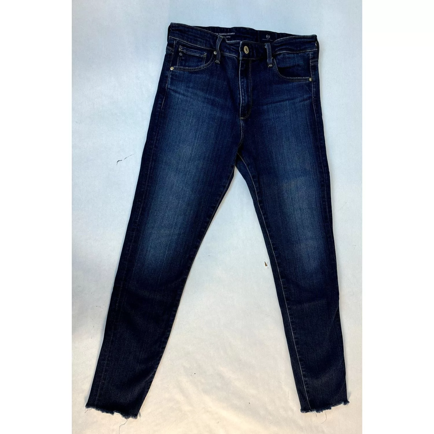 AG Adriano Goldschmied Jeans Farrah Skinny High Rise - 27 Blue