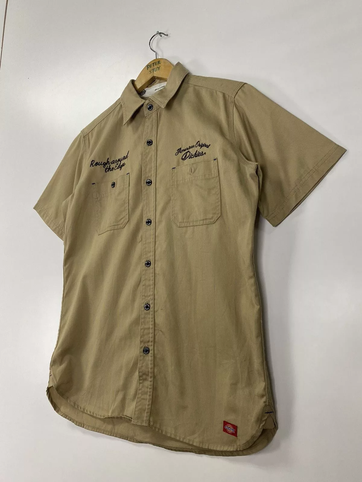 Dickies Shirts Button Ups Dickies Workers Shirt Brown Workwear
