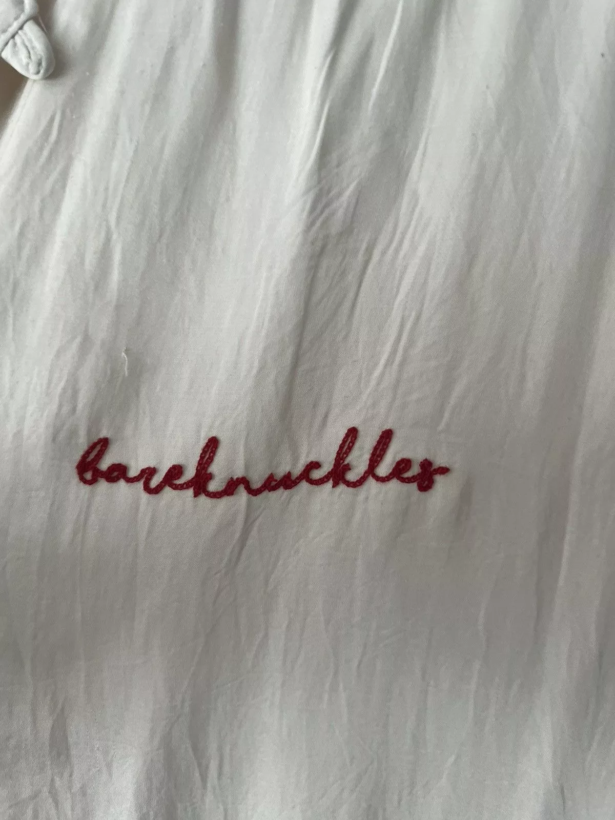 Bare Knuckles Shirts Button Ups Bare Knuckles Cream Bowling Shirt White