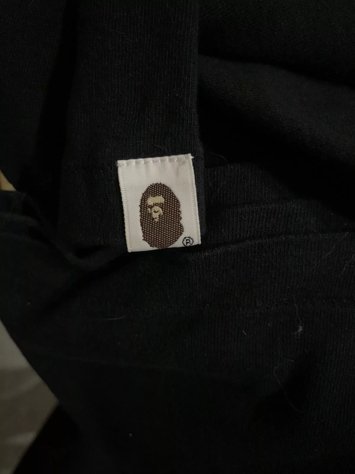 Bape Short Sleeve T Shirts Bape 1st Camo Shark Tee Black