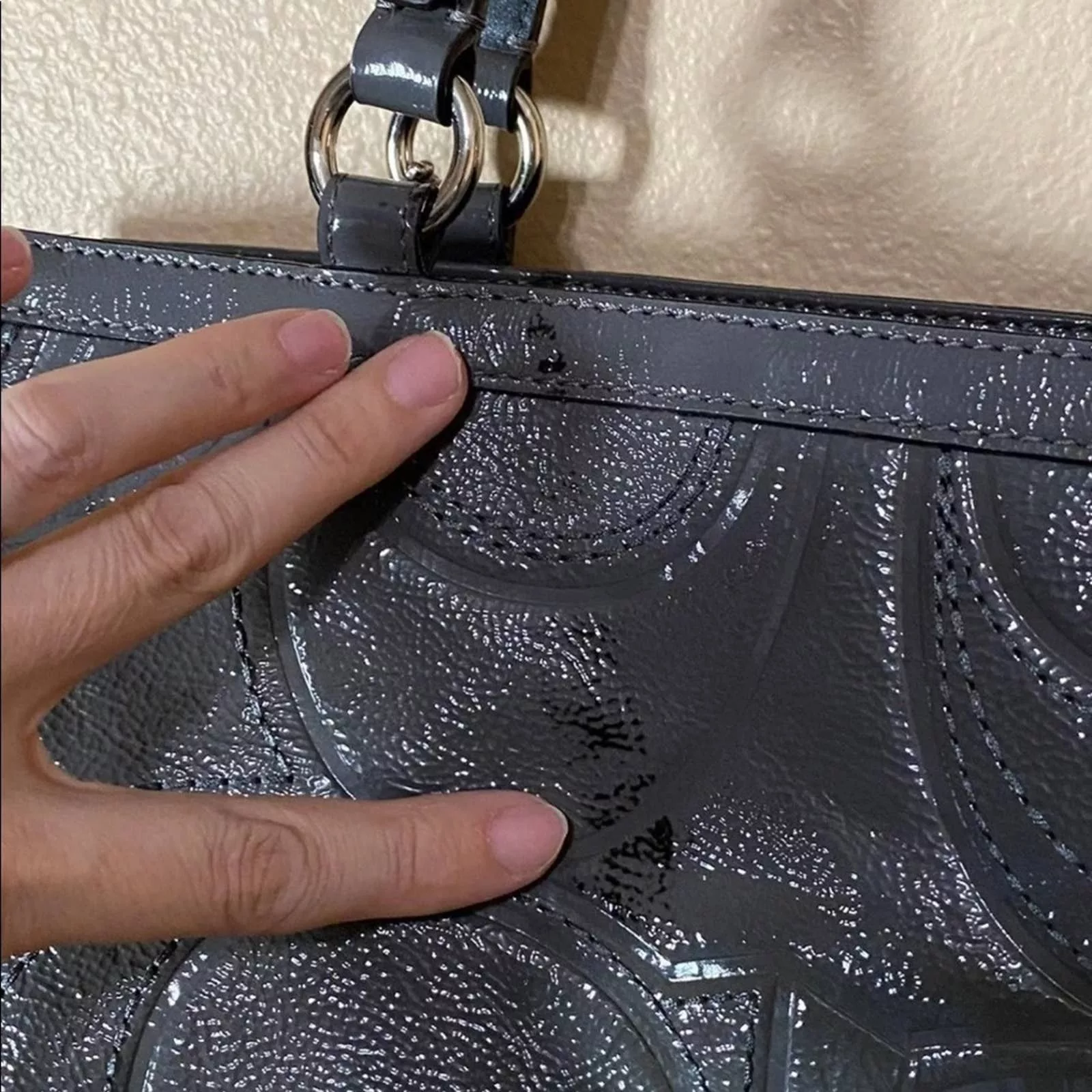 Coach Shoulder Bags Coach purse Gray