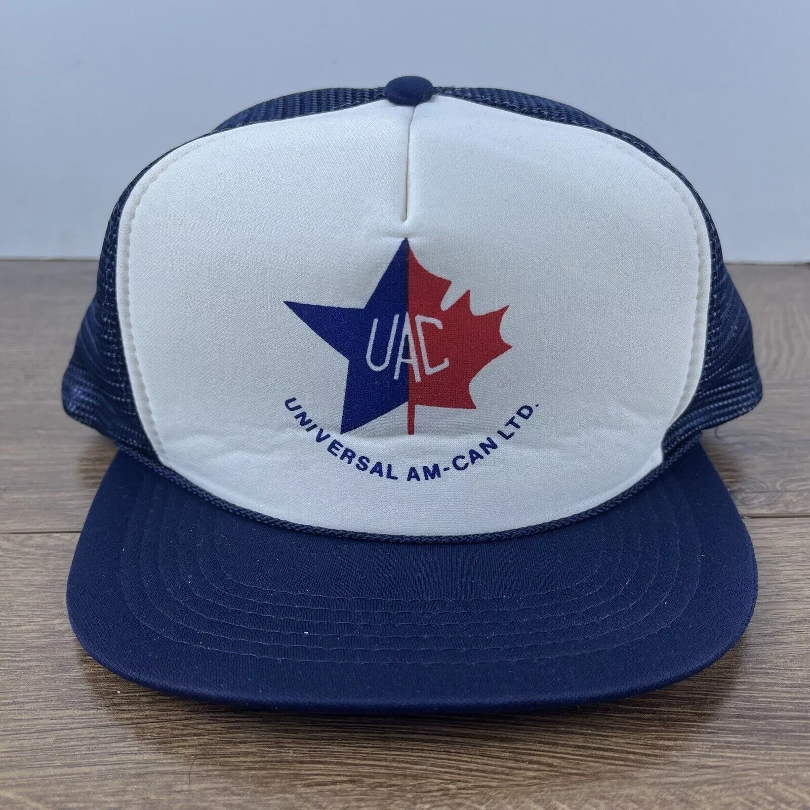 Other Hats Other UAC Snapback Hat Universal AM Can White Cap Adjustable White