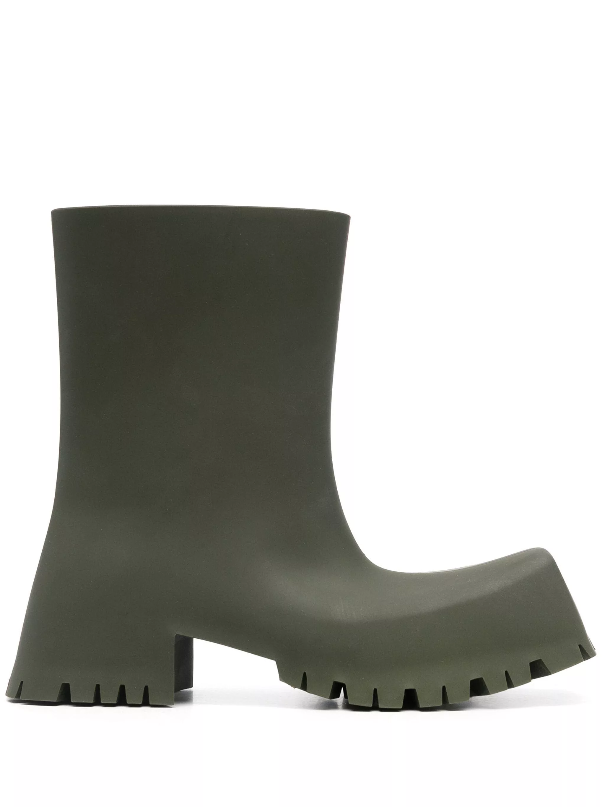 Balenciaga Boots Balenciaga o1in1g0724 Trooper Rubber Boot in Green