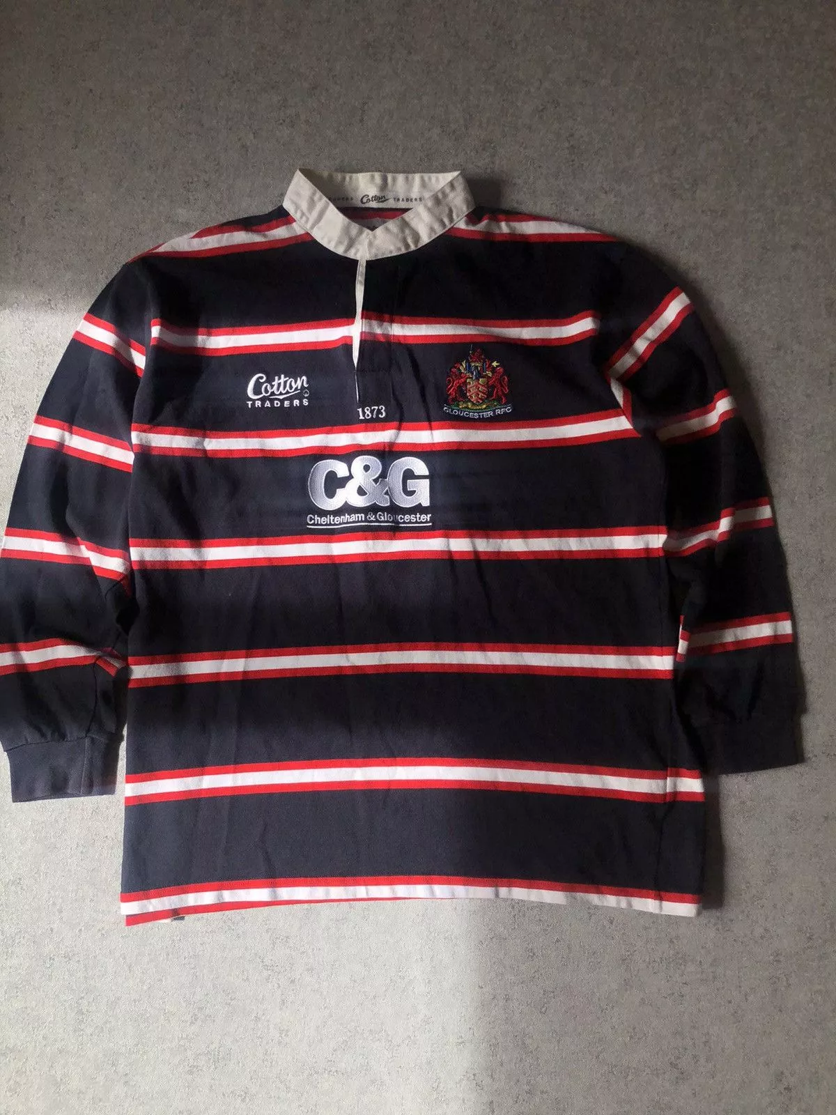 Vintage Jerseys VINTAGE GLOUCESTER RUGBY SHIRT Blue Streetwear