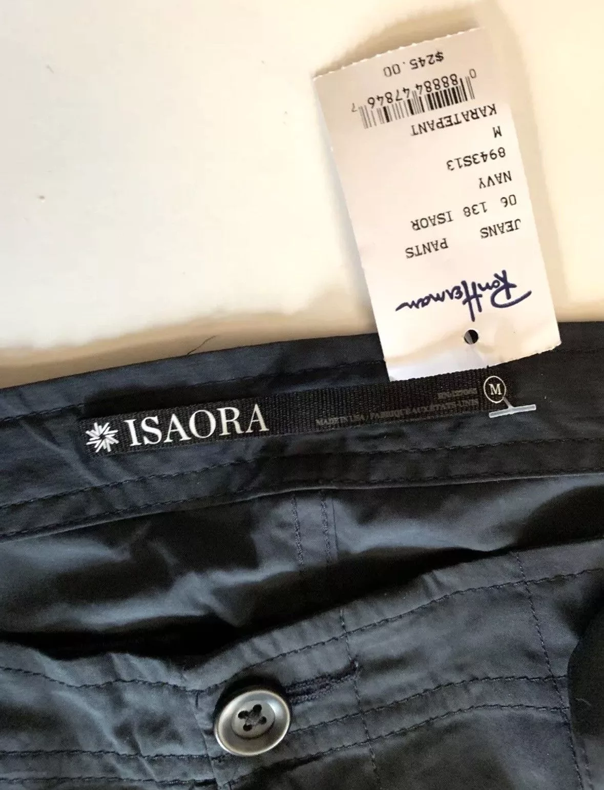 Isaora Casual Pants ISAORA pants NWT size Medium Blue