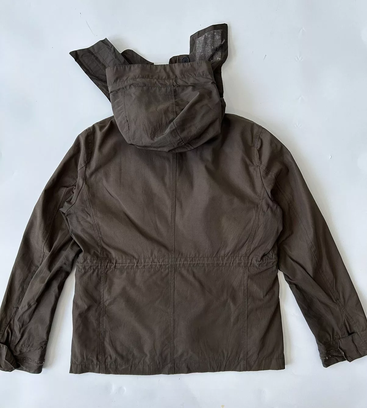 Japanese Brand Parkas Japanese Brand GLOBAL WORK Multi Pocket Parka Jacket + Gorpcore Style Brown Streetwear