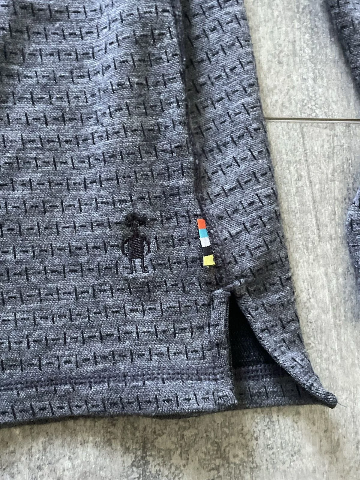 Smartwool Polos Smartwool Long Sleeve Wool Polo Gray