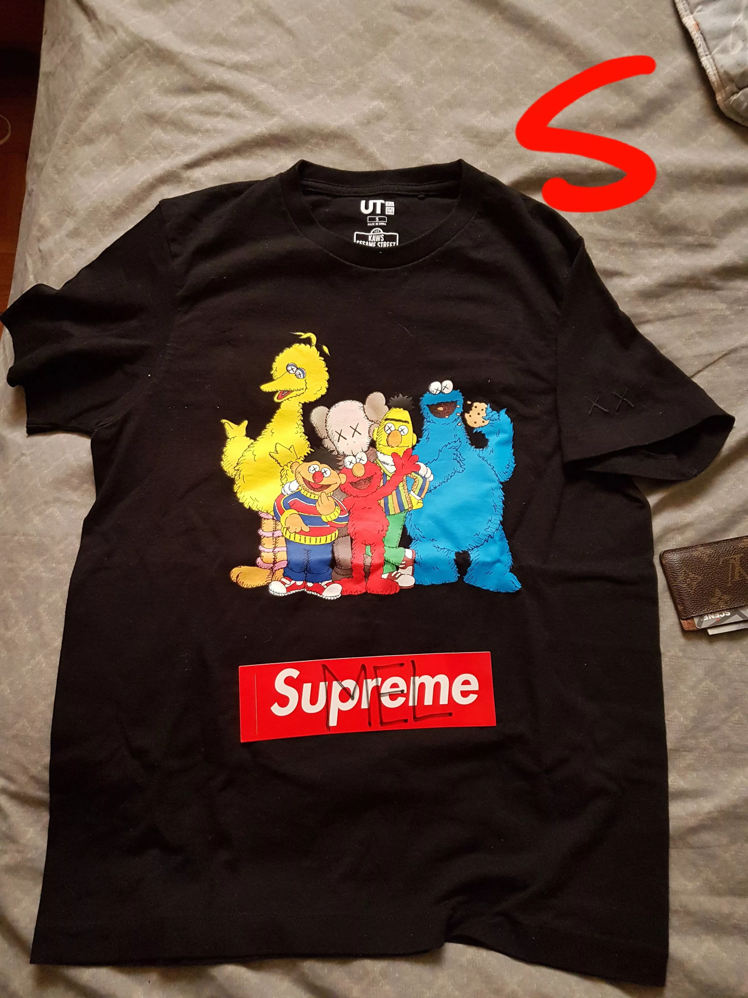 Kaws Short Sleeve T Shirts Kaws shirt Black