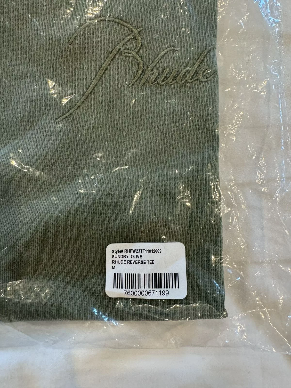 Rhude Short Sleeve T Shirts Rhude Reverse Tee Blue