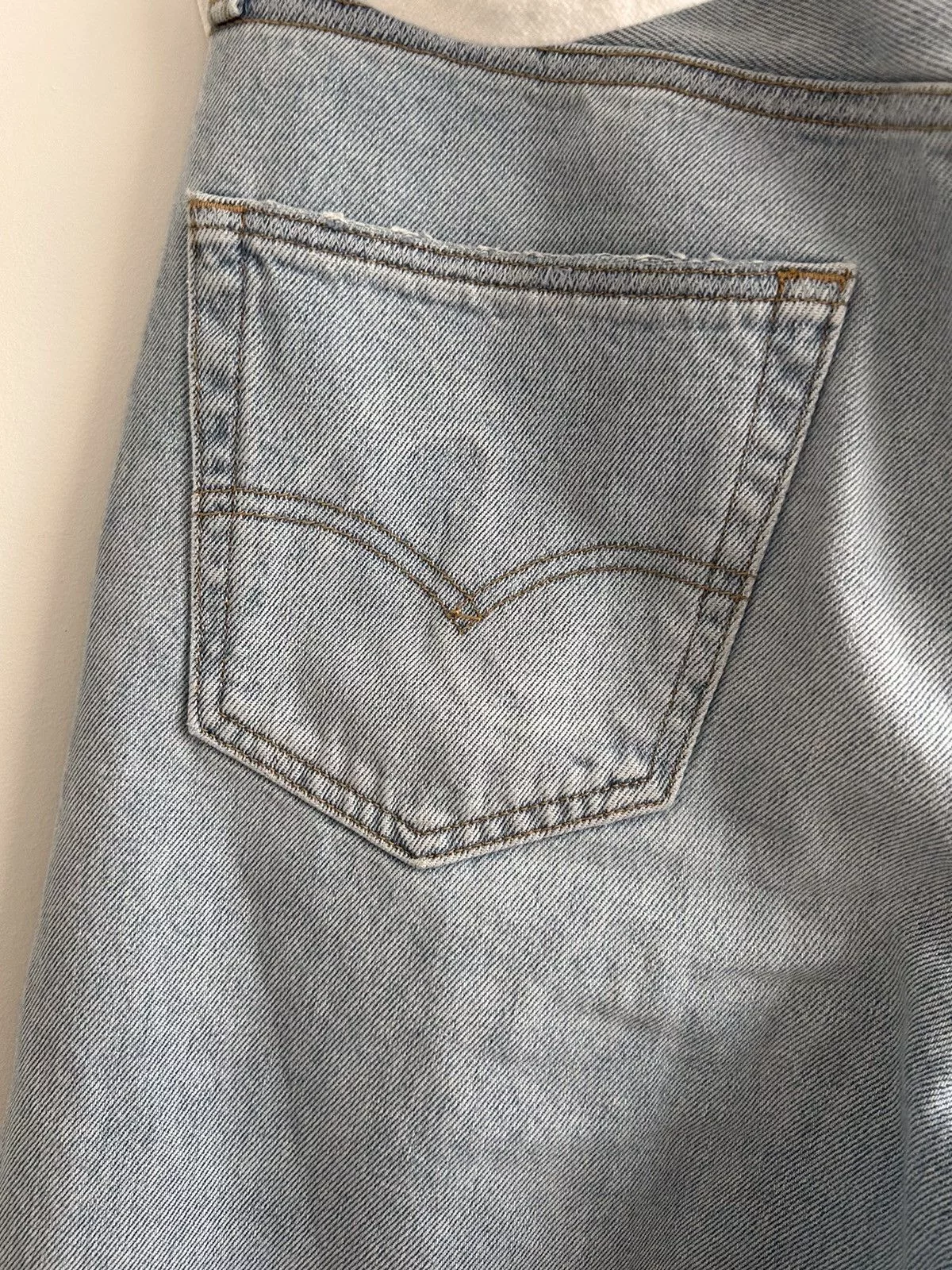 ERL Denim ERL Baggy distressed skate denim Blue