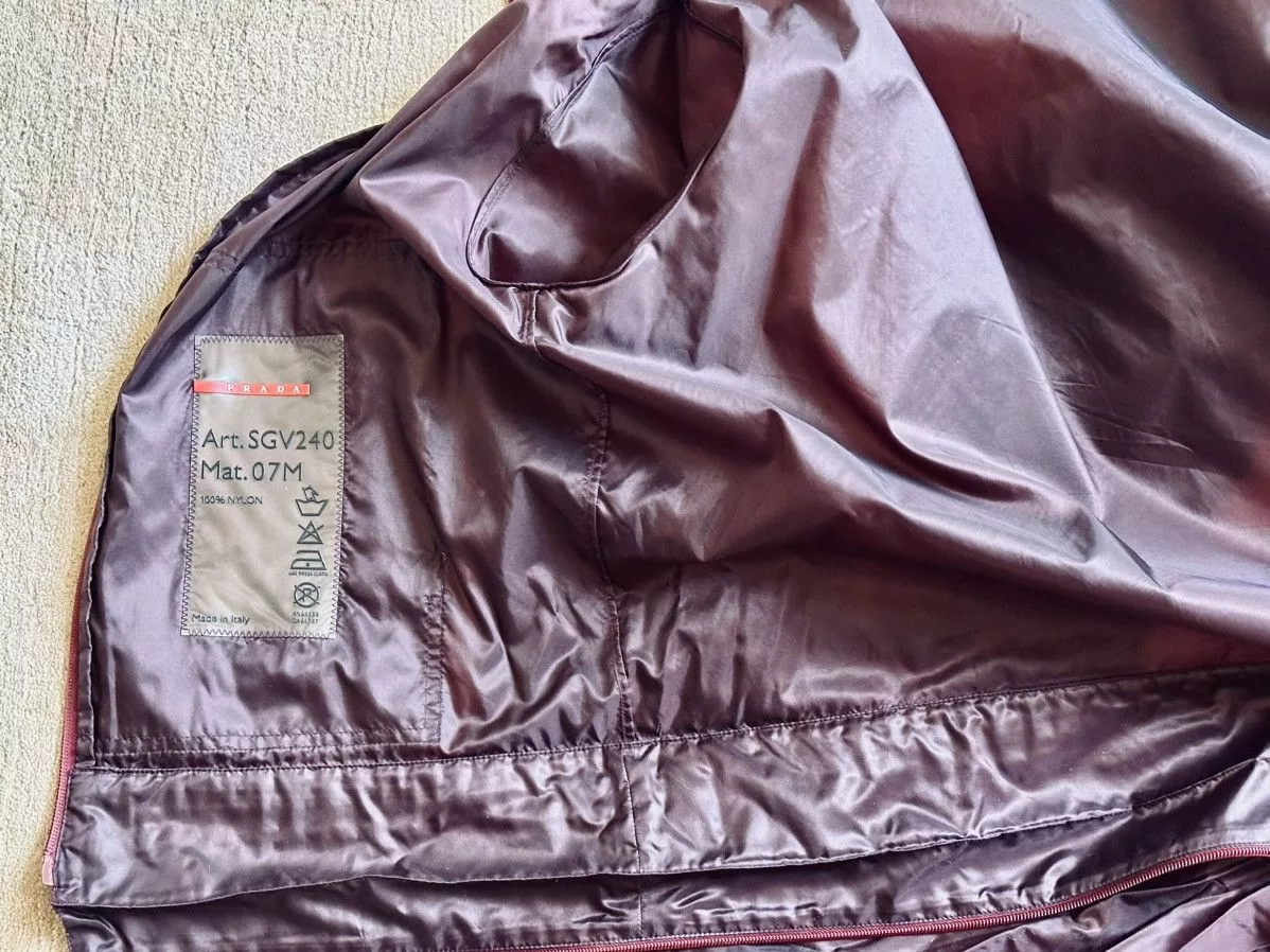 Prada Light Jackets Prada Sport Red