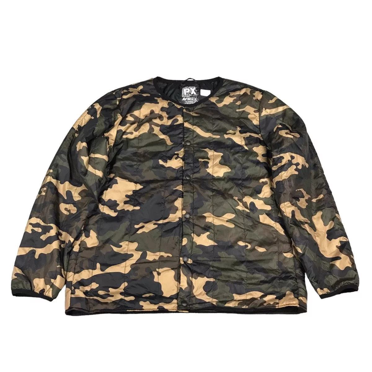 Avirex Light Jackets AVIREX CAMO SNAP BUTTON JACKET Multi