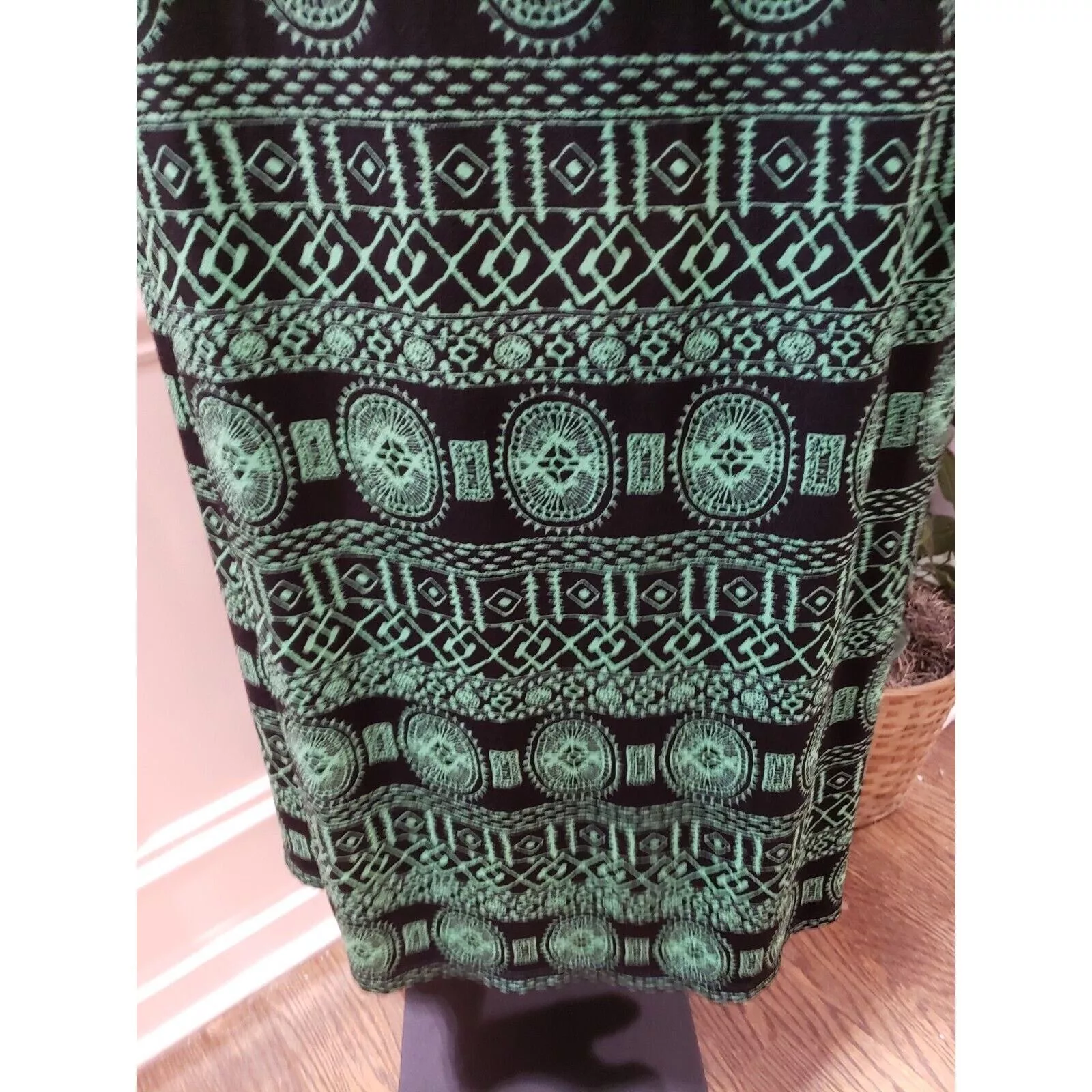 Other Maxi Dresses Other AB Studio Polyester Round Neck Sleeveless Long Maxi Dress XS Multi