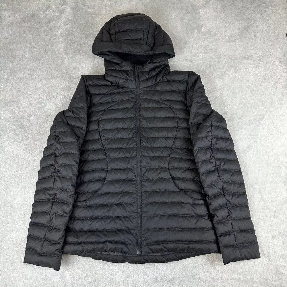 Lululemon Rain Jackets Lululemon Pack It Down Black Jacket Women’s Size 6 US