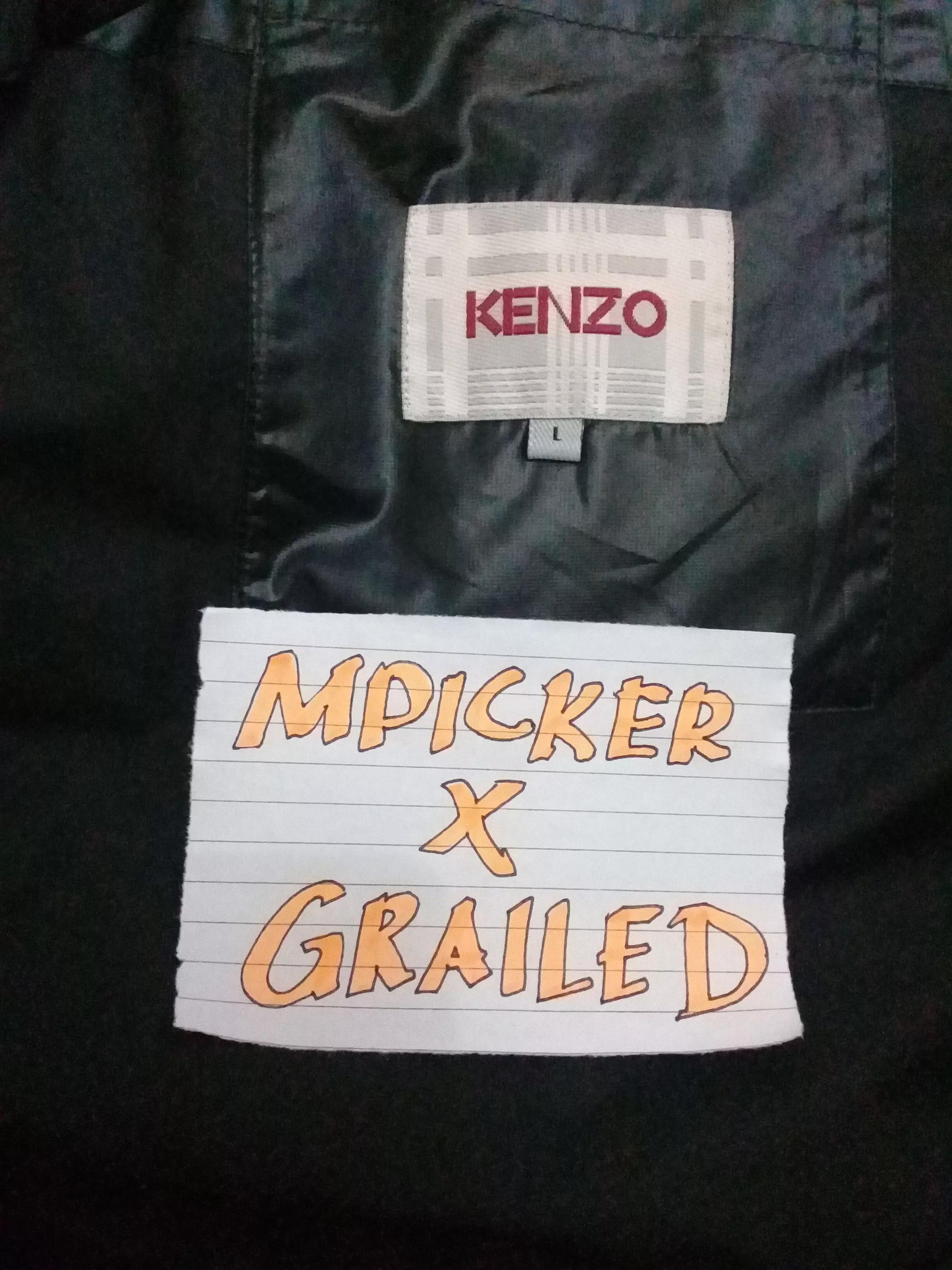 Kenzo Parkas Kenzo Quilted down jacket Gray