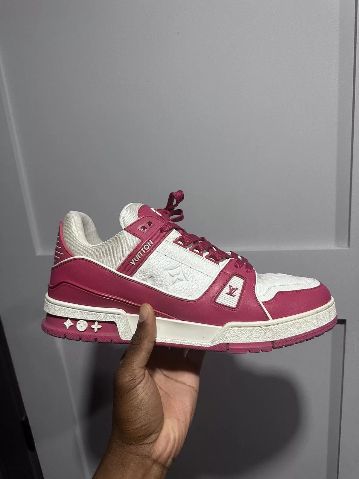 Louis Vuitton Low Top Sneakers Louis Vuitton Trainer Pink