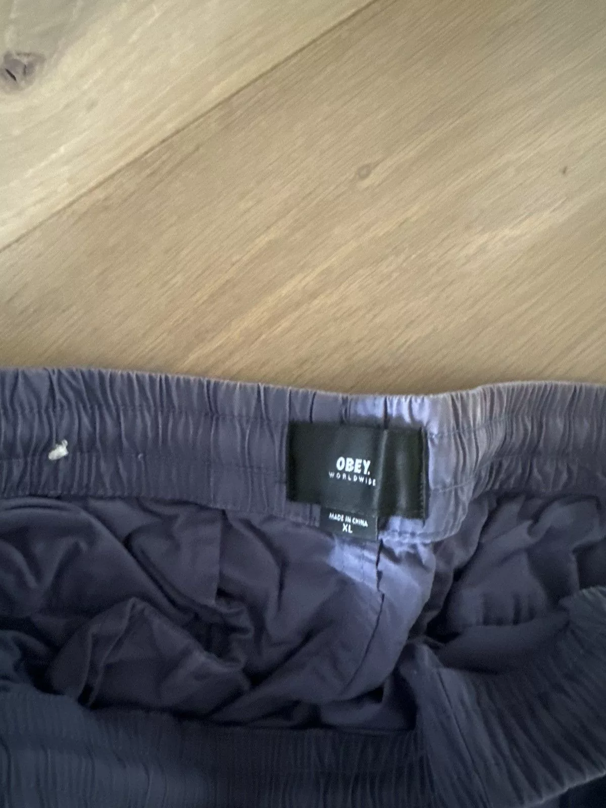 Obey Casual Pants Light Weight Obey Blue Pants