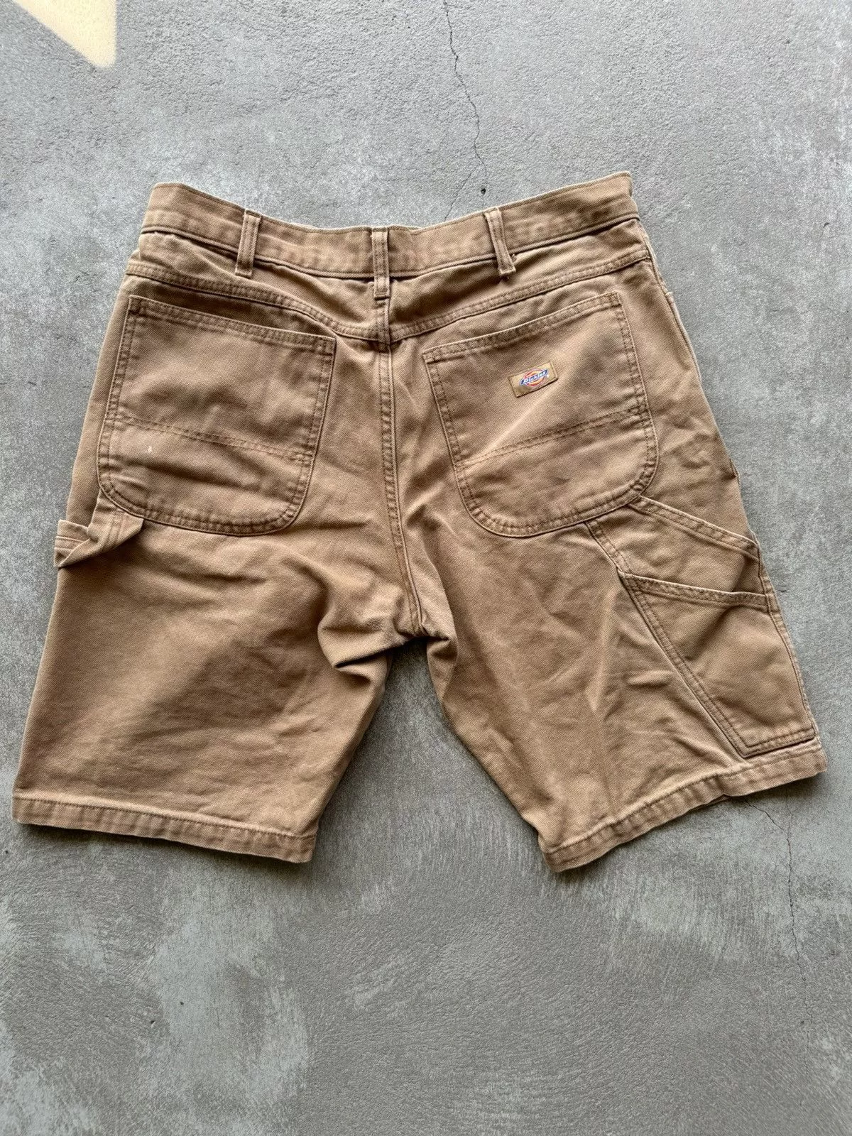 Dickies Shorts Dickies Single Knee Washed Pants Brown