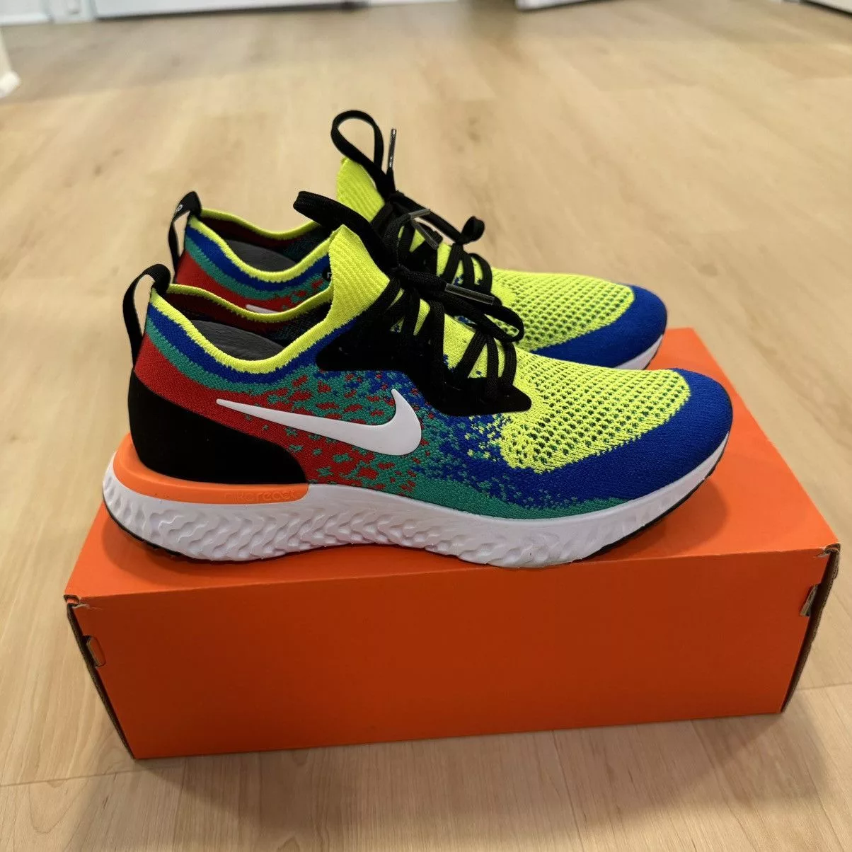 Nike Low Top Sneakers NIKE EPIC REACT FLYKNIT BELGIUM Green