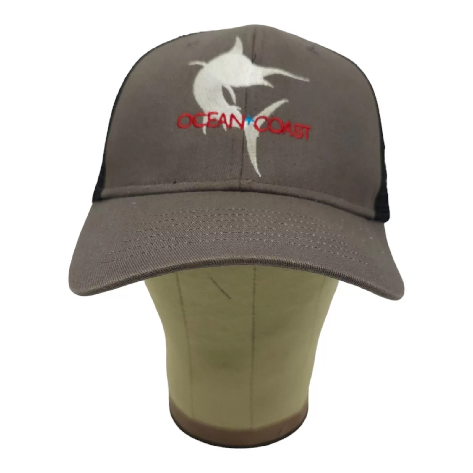 Other Hats Other Ocean Coast Embroidered Marlin Mesh Snapback Cap Trucker Gray