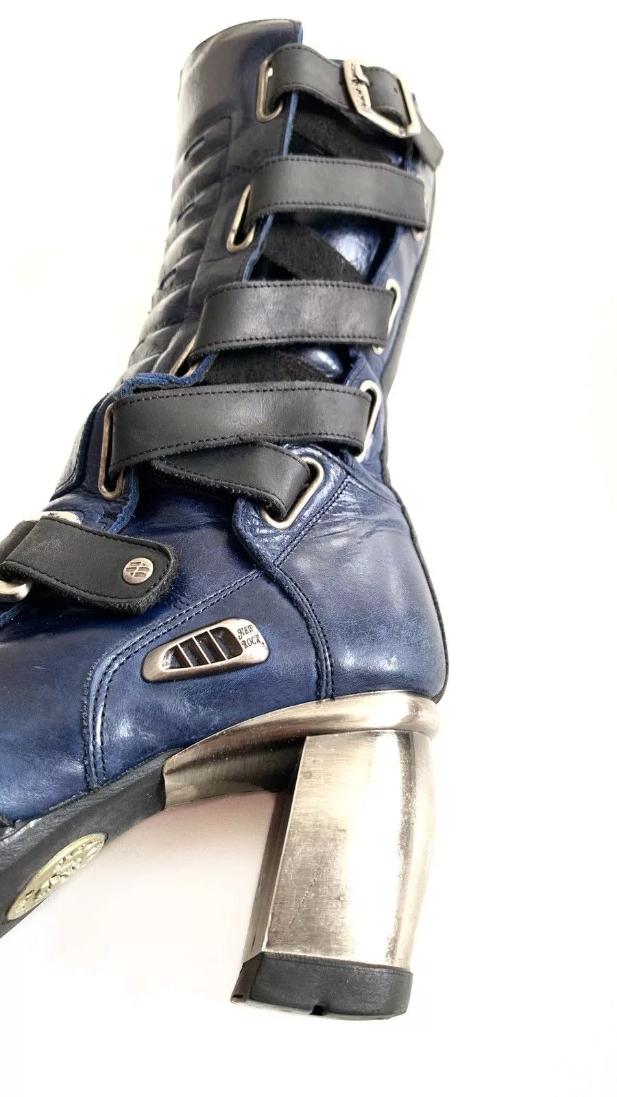New Rock Boots New Rock Blue Boots Vintage Black