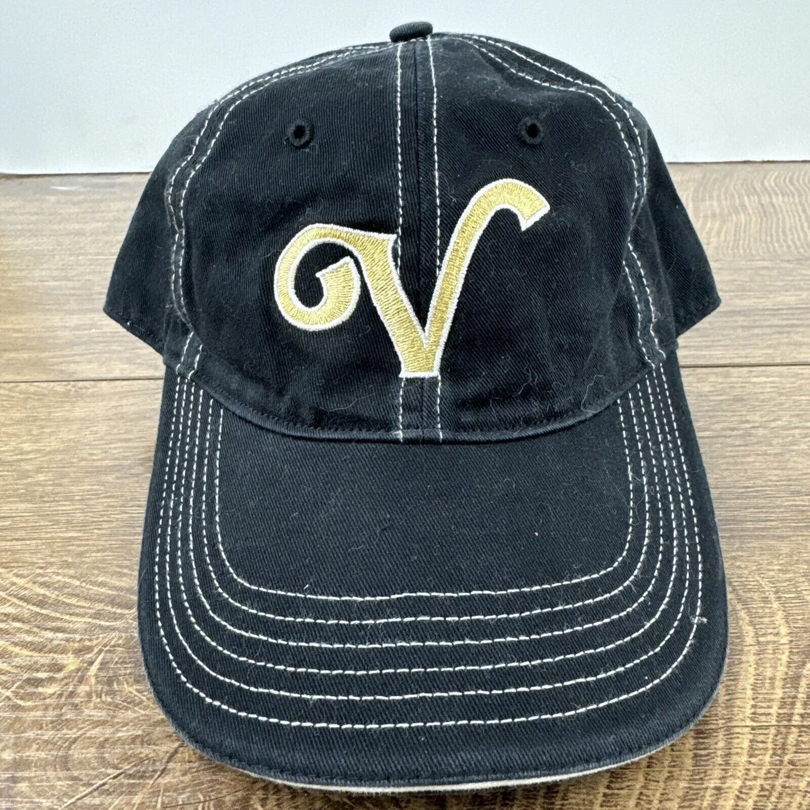 Other Hats Other Vanderbilt Commodores Black Hat Adjustable Adult Size Hat Ca