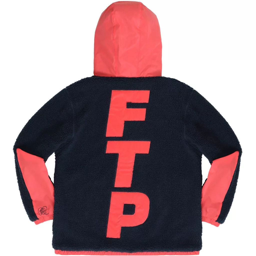 Fuck The Population Light Jackets Fuck The Population FTP - REFLECTIVE POLAR FLEECE JACKET Blue