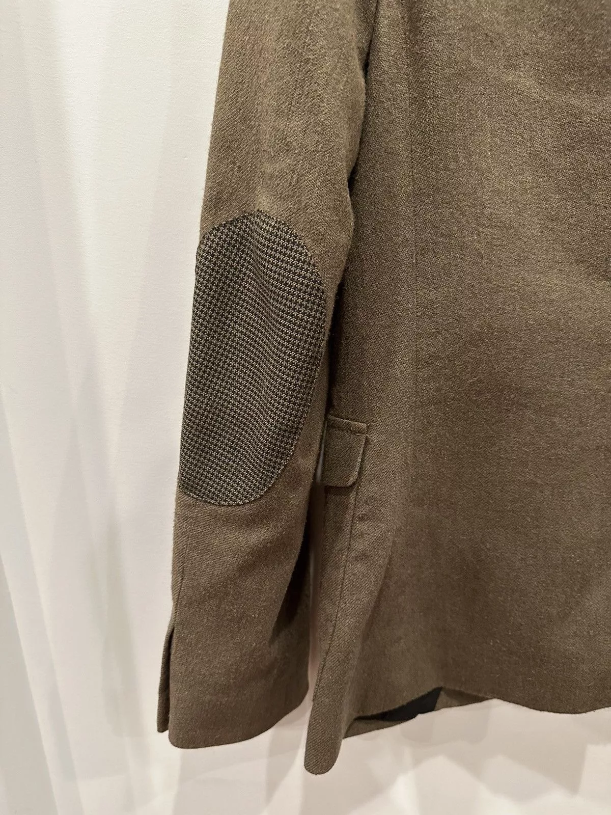 Topman Suits Topman 3 Button Wool & Cotton Suit Green