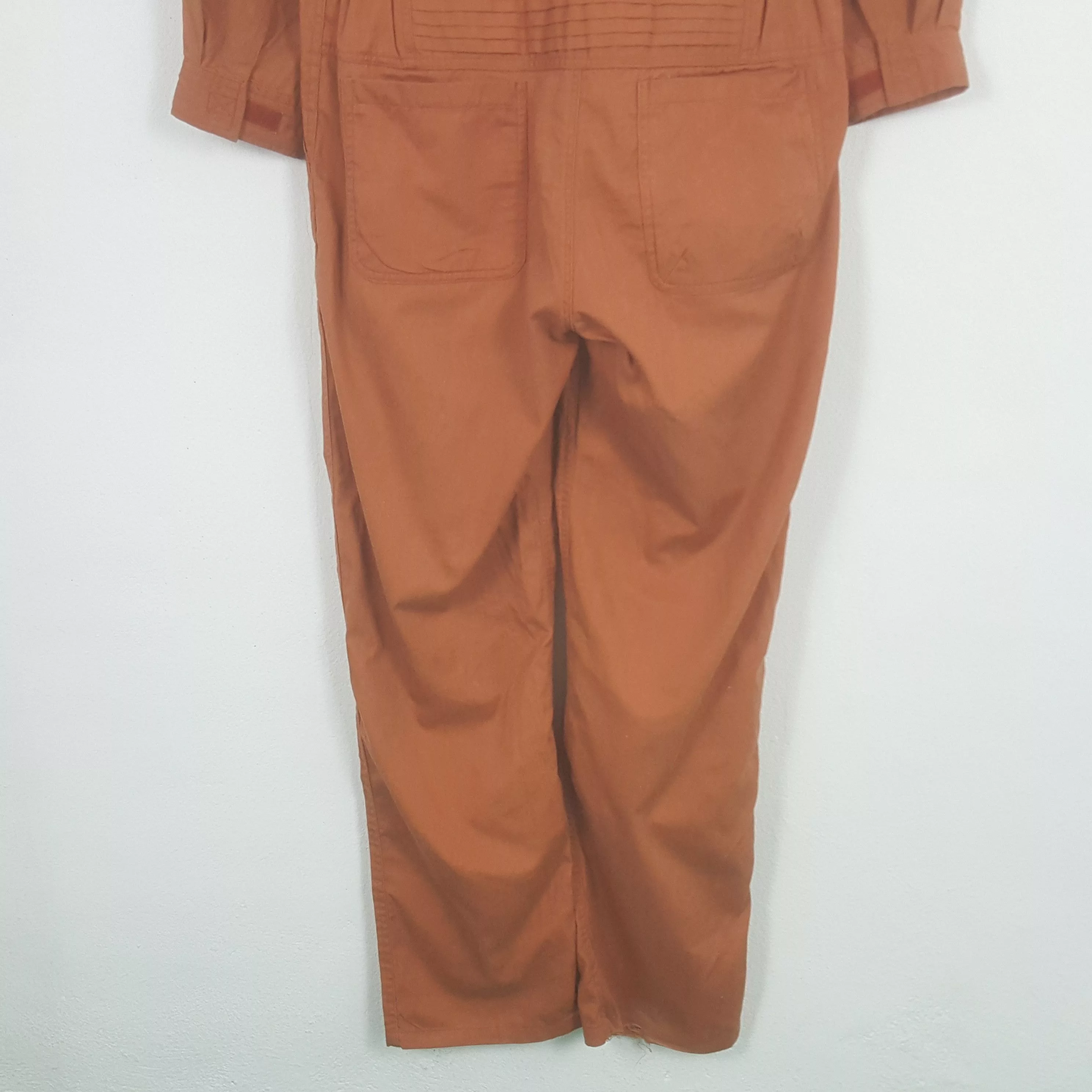 Nirvana Light Jackets Nirvana × Vintage Vintage Nirvana x Michelin Patches Work Coverall Jacket Orange Workwear