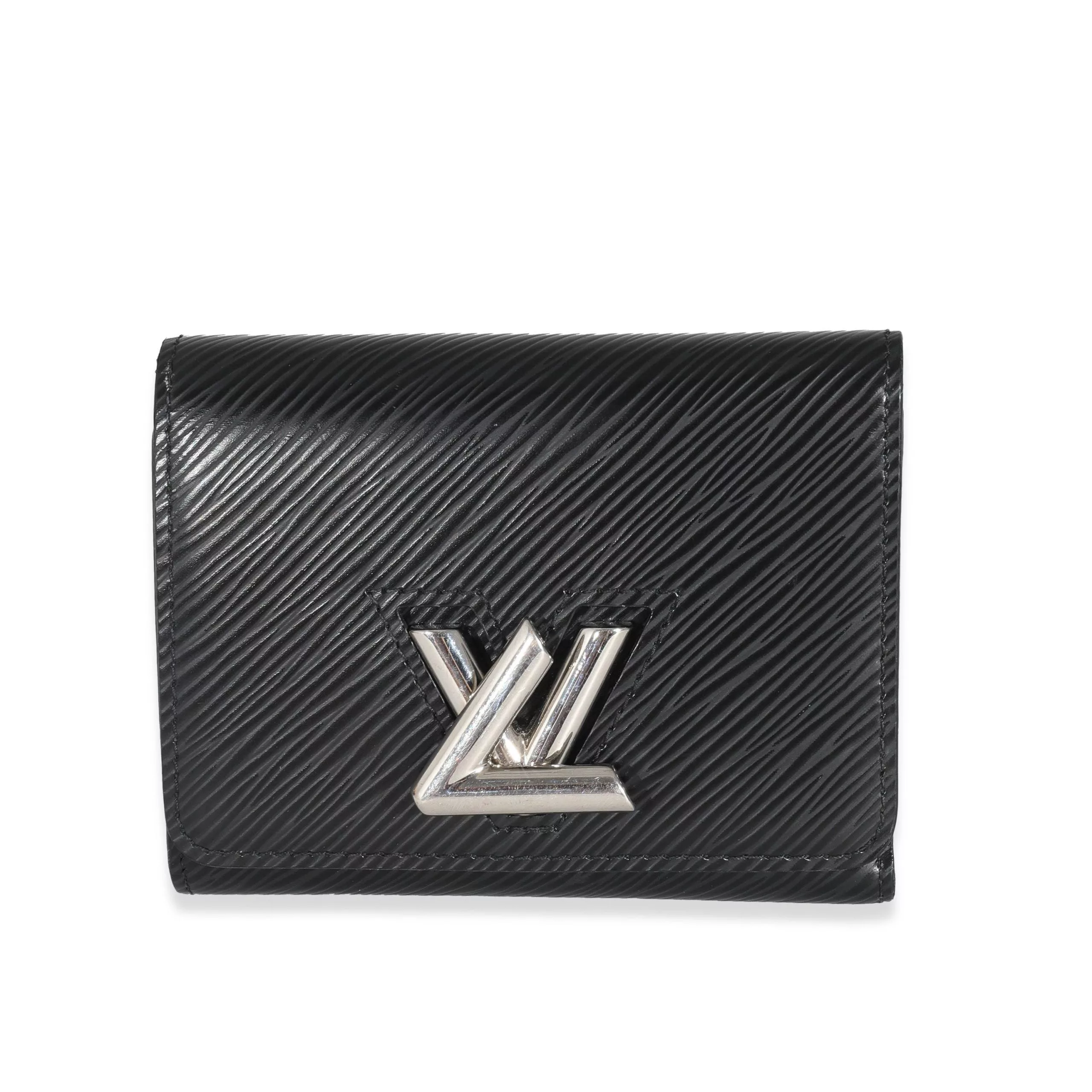 Louis Vuitton Rings Louis Vuitton Black Epi Twist Compact Wallet