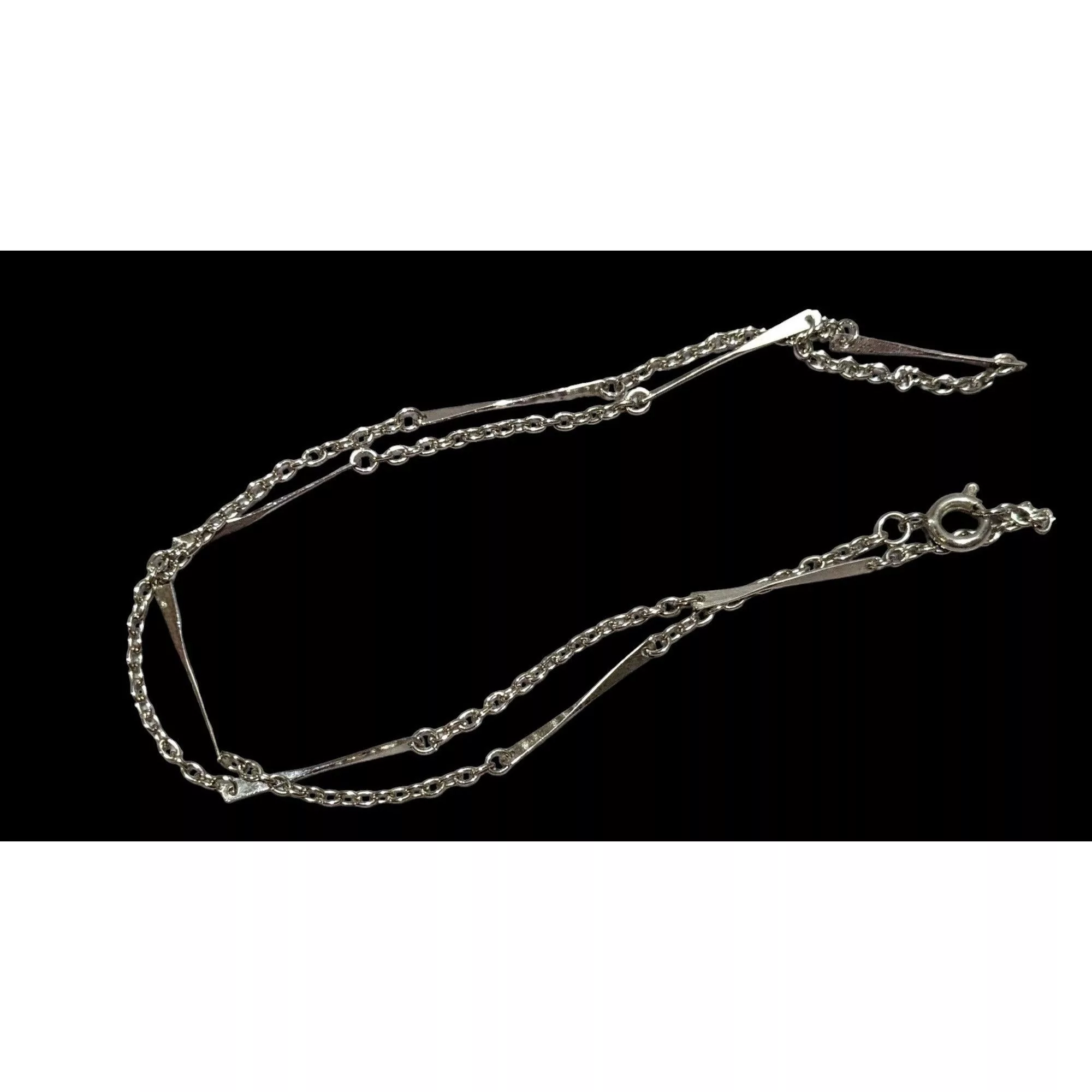 Other Necklaces Other Silver Abstract Link Necklace