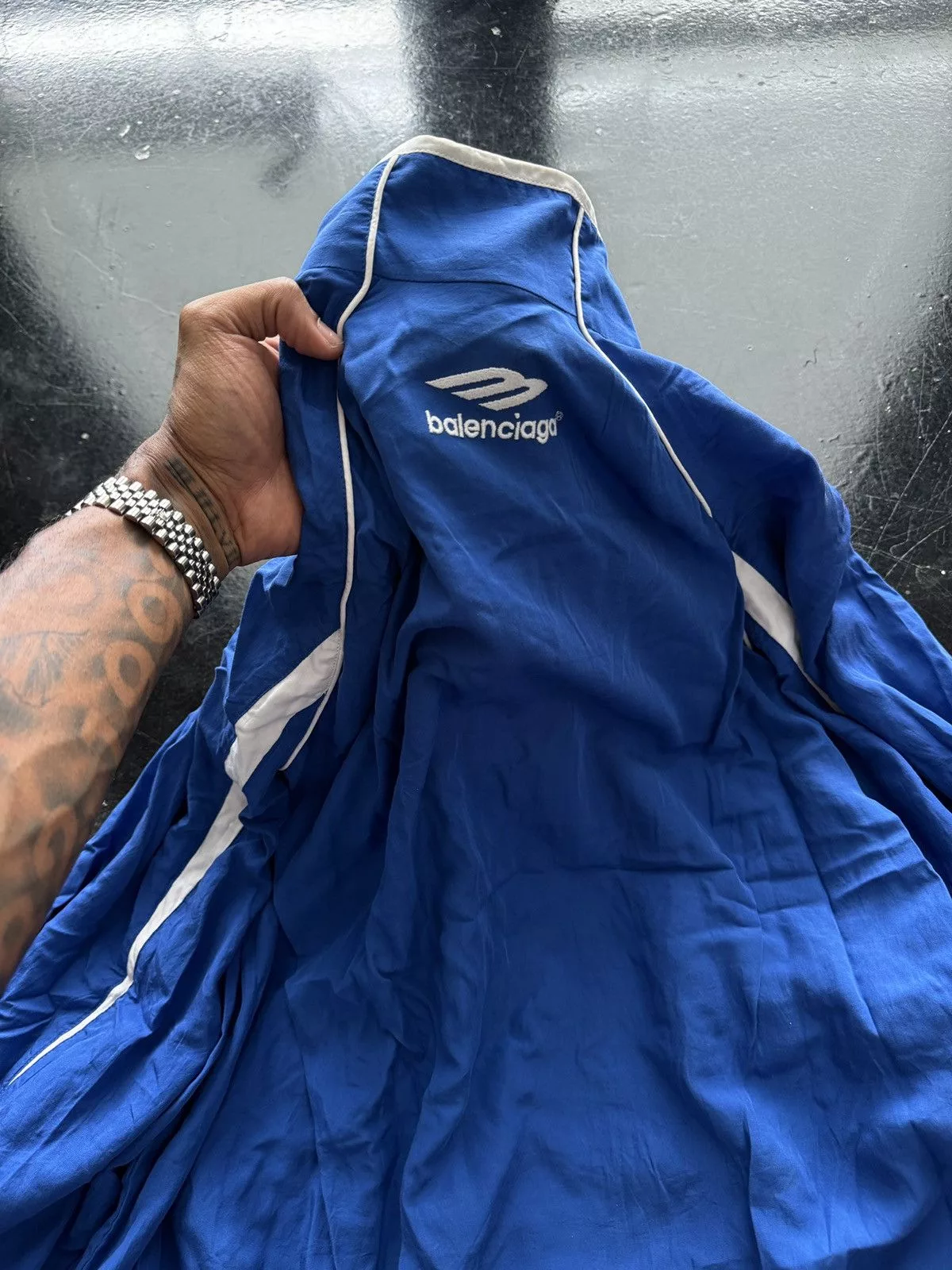 Balenciaga Light Jackets Balenciaga Jacket Blue