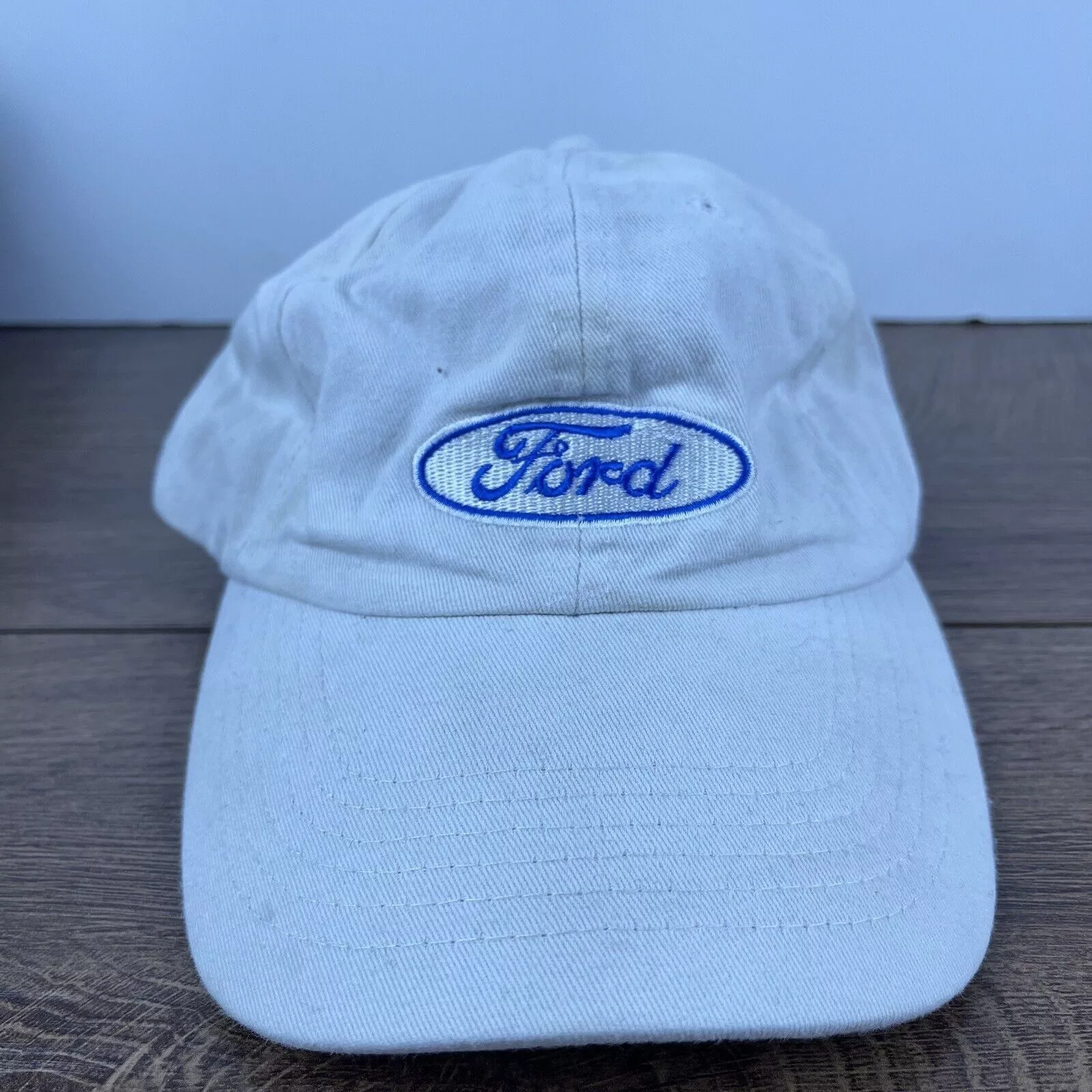 Ford Hats Ford White Hat Ford White Hat Adjustable Adult Size Hat Whit