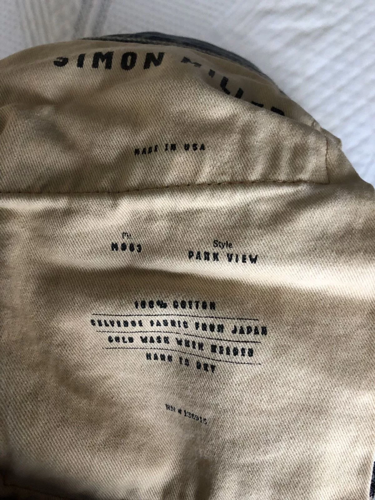 Simon Miller Denim Simon Miller M003 Blue
