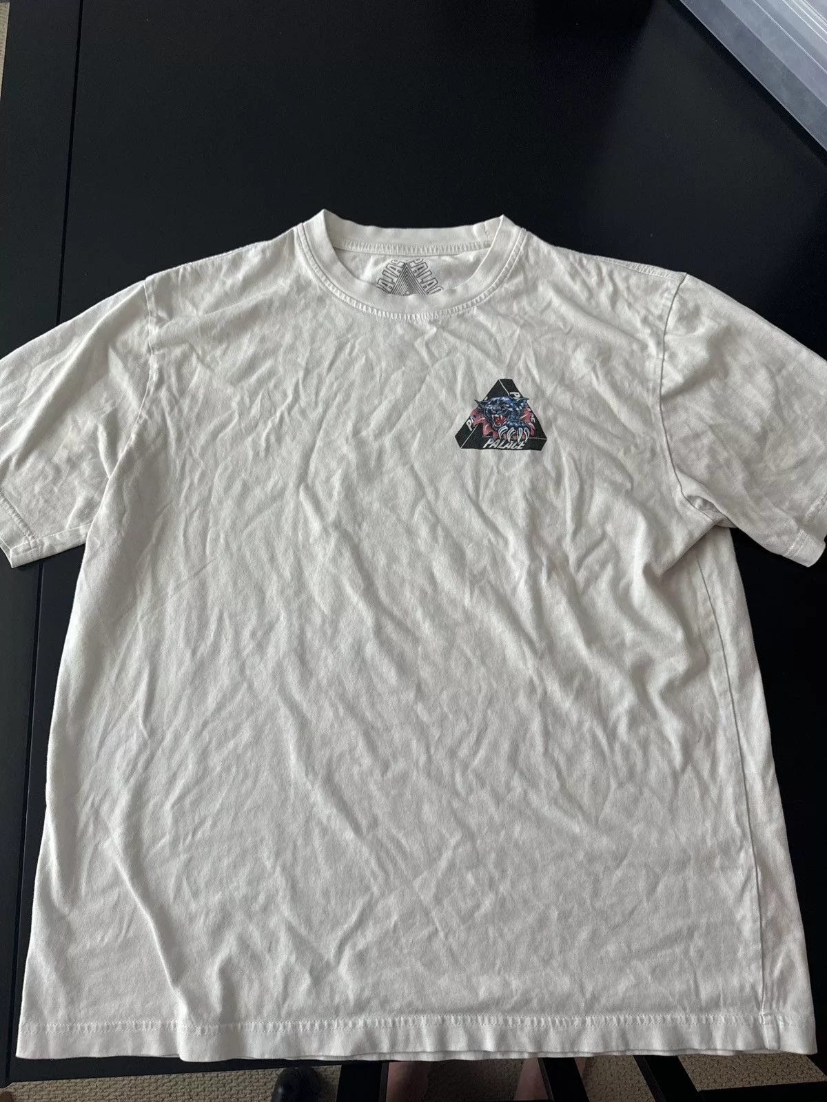 Palace Short Sleeve T Shirts Palace Blue Tiger Tee White