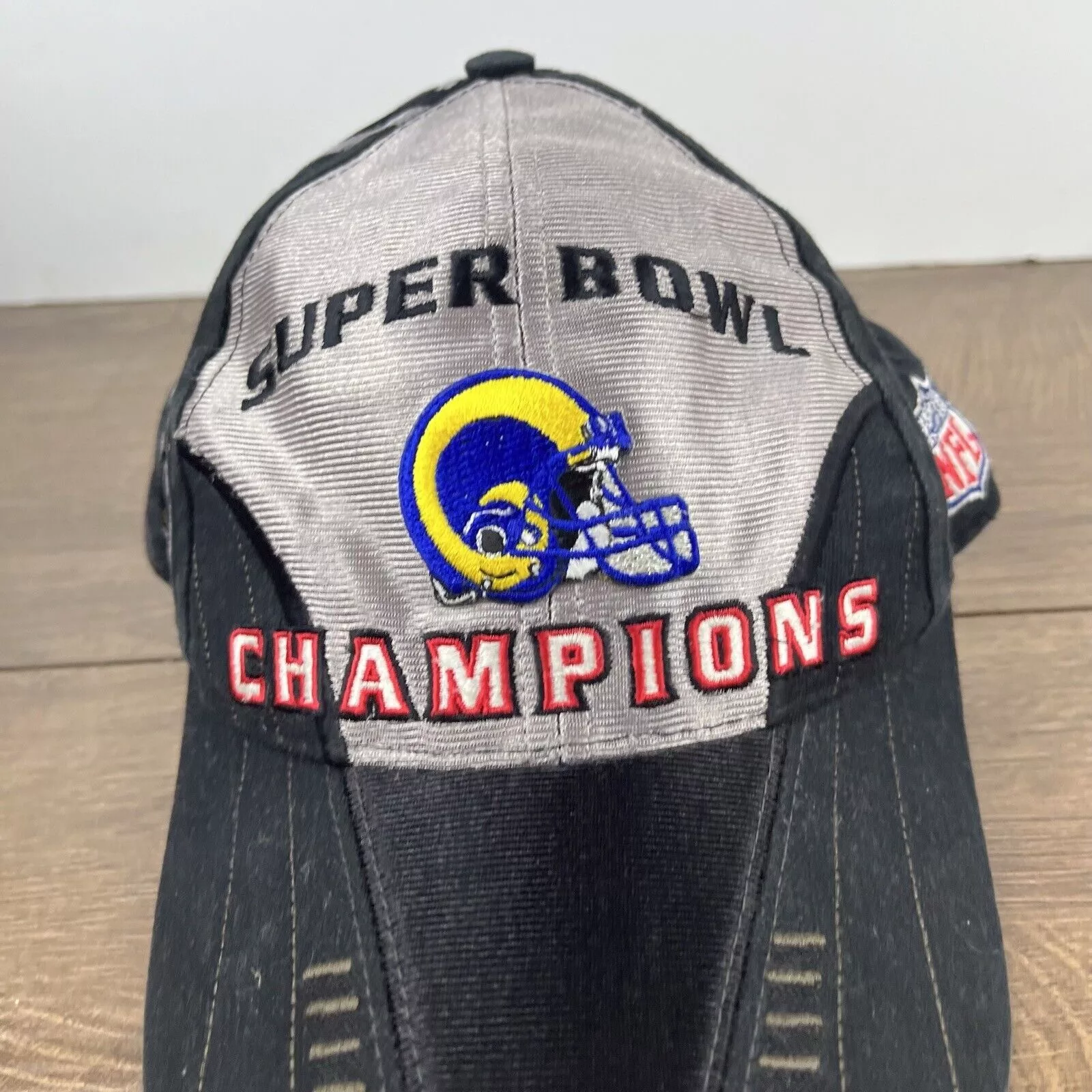 Other Hats Other Vintage St. Louis Rams Hat Gray Cap Adjustable Gray Super Bo