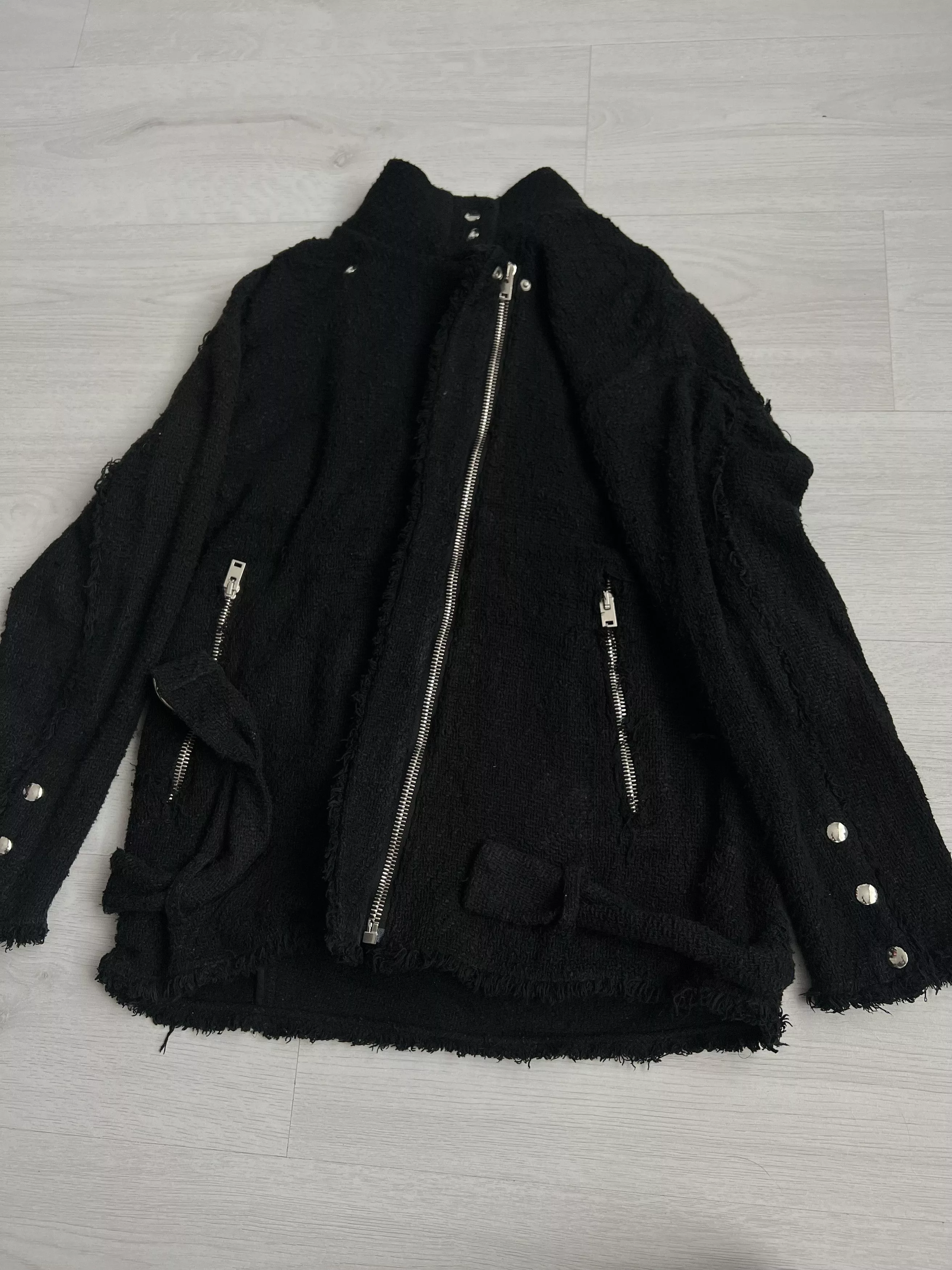 Iro Jackets Iro Jacket Ripped Effect Dorothea Black