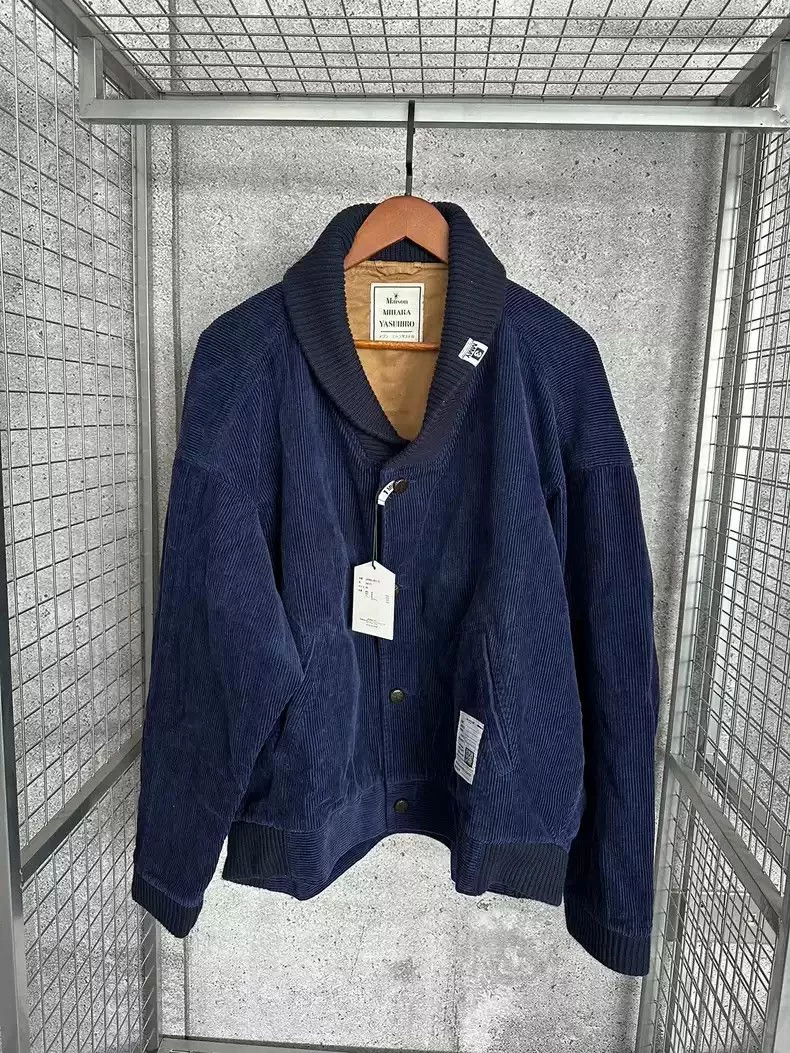 Maison MIHARA YASUHIRO Light Jackets Maison MIHARA YASUHIRO Mihara Yasuhiro yard corduroy coat Blue