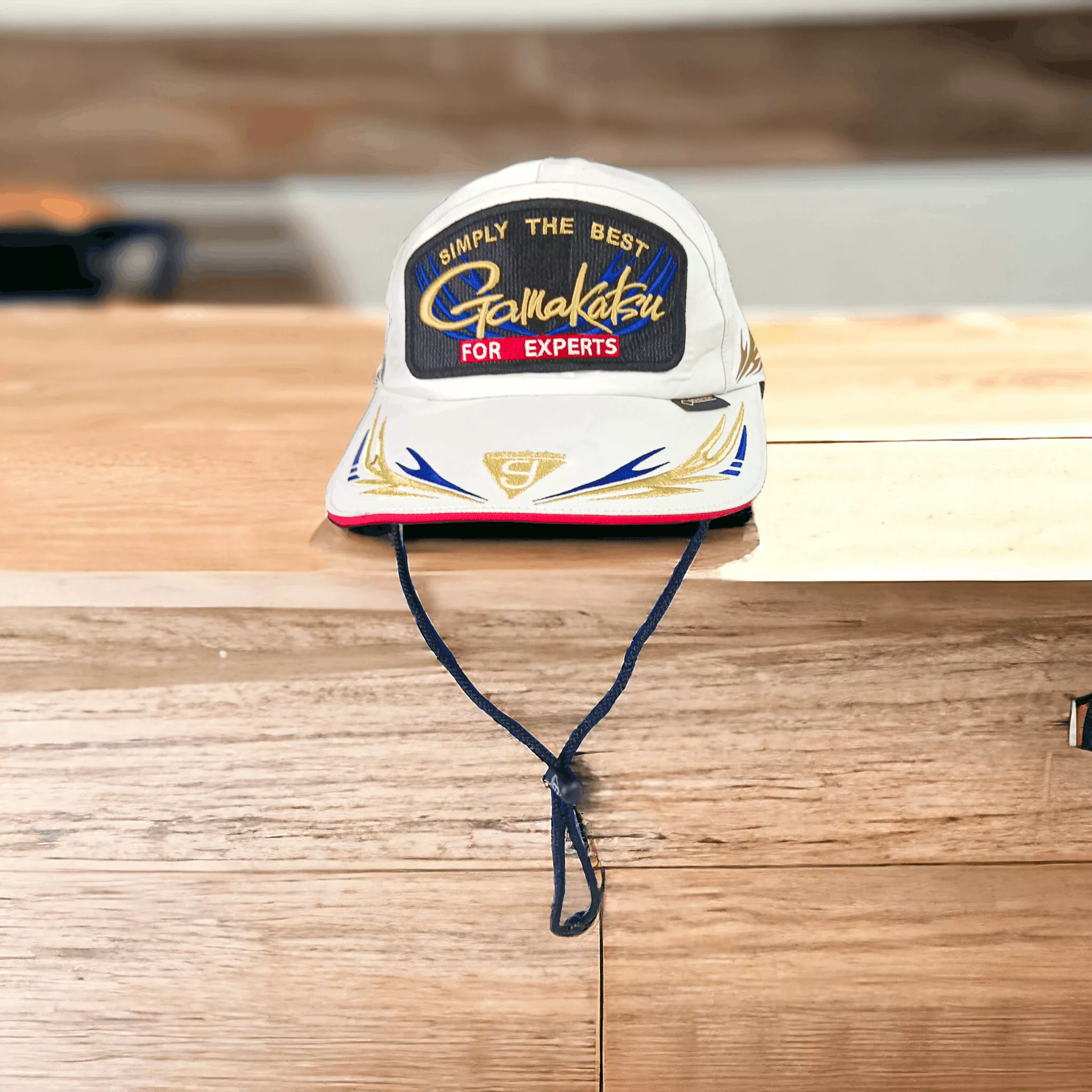 Goretex Hats Goretex × Vintage 7 Panels Gamakatsu Fishing Gears Hat White