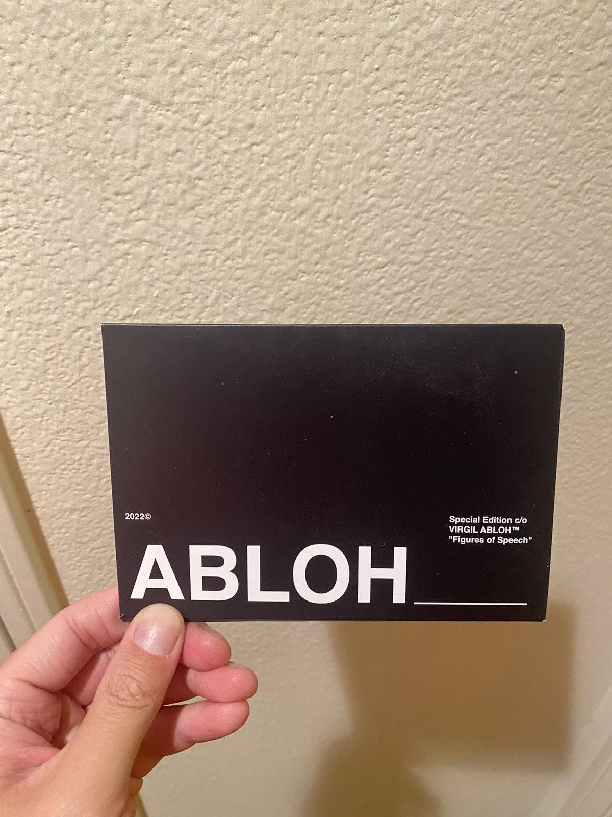 Off-White Miscellaneous Off-White × Virgil Abloh Virgil Abloh Off White Postcards Figures of Speech Black
