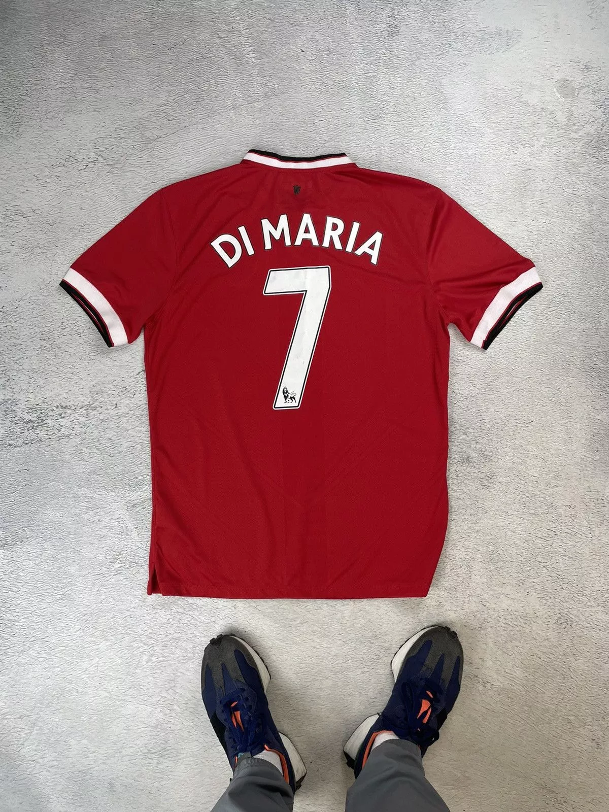 Nike Jerseys Nike × Vintage DI MARIA Vintage Manchester United 2014/15 Nike Jersey y2k Red Sportswear